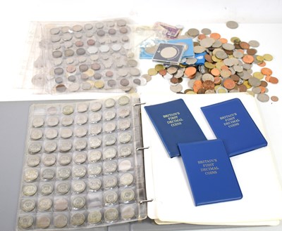 Lot 213 - A collection of GB and worldwide coins, some...