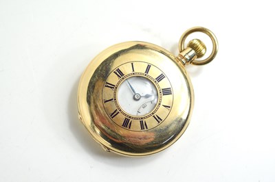 Lot 337 - A Tavannes Watch Co, keyless wind, 9ct gold,...