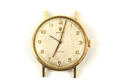 Lot 328 - A vintage 9ct gold cased Rolex precision watch,...