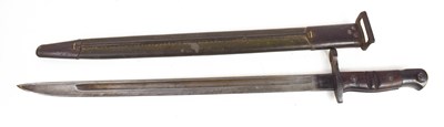 Lot 288 - A WWI Remington Bayonet, dated 1917, and...