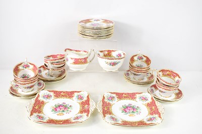 Lot 151 - A Foley bone China part tea service in the...