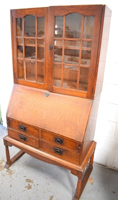 Lot 298 - A Heals of London Art Nouveau period bureau...