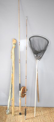 Lot 241 - A group of vintage fishing equipment to...