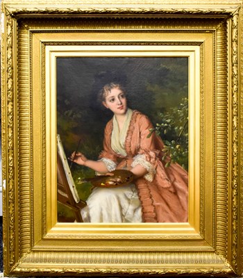 Lot 288 - William Oliver (1803 -1901): portrait of a...