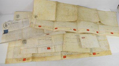 Lot 223 - A group of 18th and 19th century indentures...