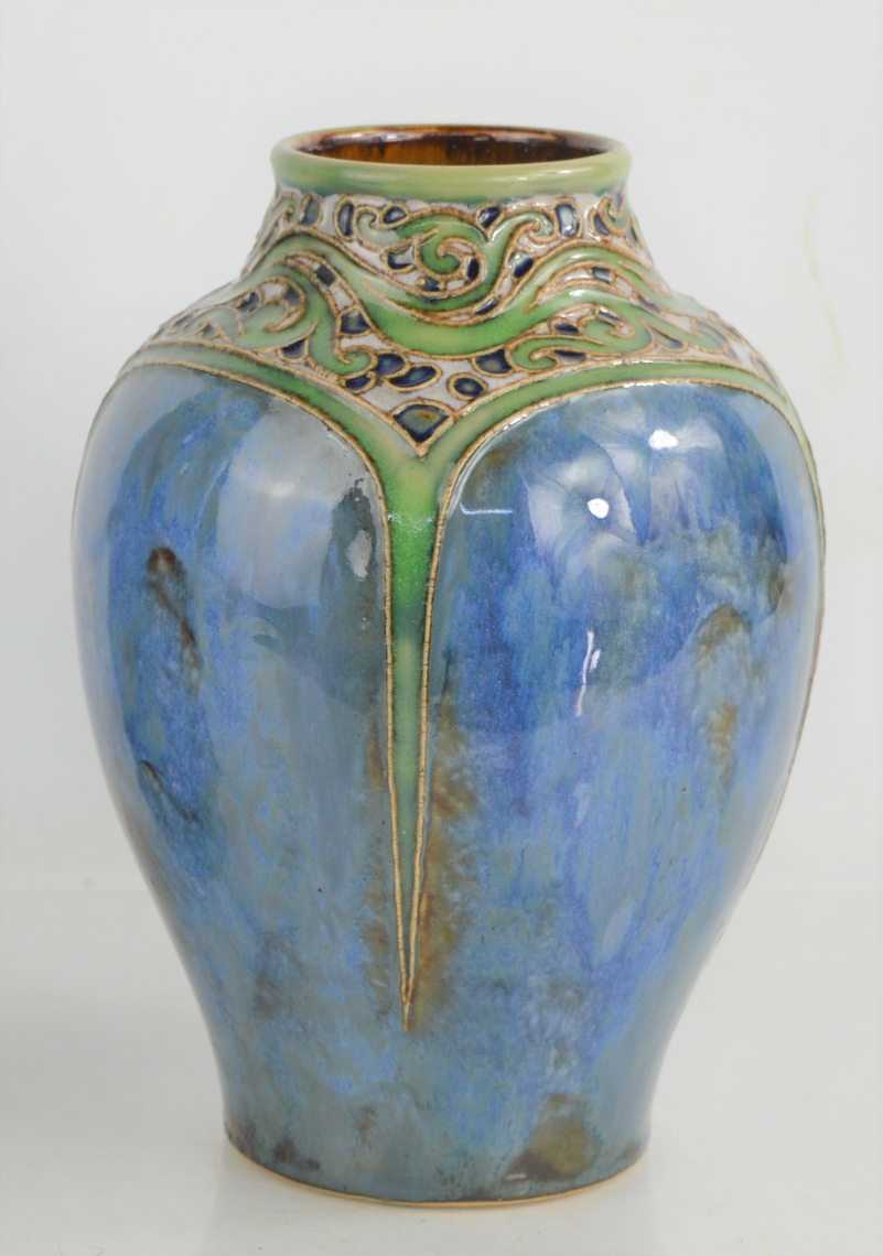Lot 227 A Royal Doulton vase by Bessie Newberry,