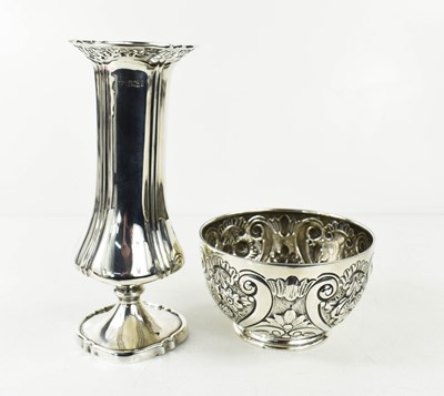 Lot 388 - A Victorian silver sugar bowl, decorated...