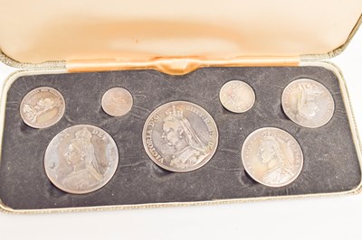 Lot 295 - An 1887 Queen Victoria Jubilee silver coin set...
