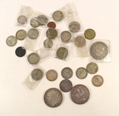 Lot 301 - A quantity of GB coins, George III and later...