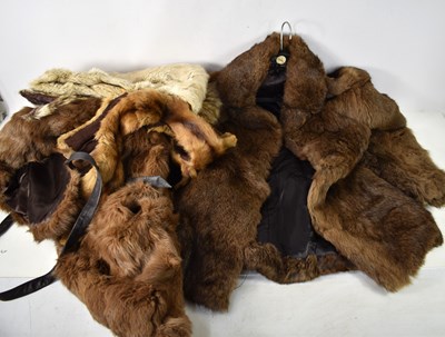 Lot 192 - A group of vintage furs including a rabbit...