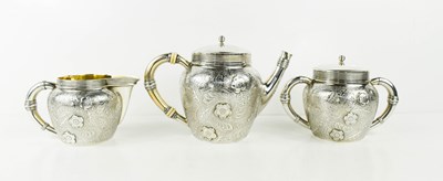 Lot 423 - A fine 19th century Gorham & Co silver tea set,...