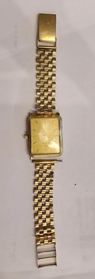 Lot 249 - A gentleman's 9ct gold cased Omega dress watch,...