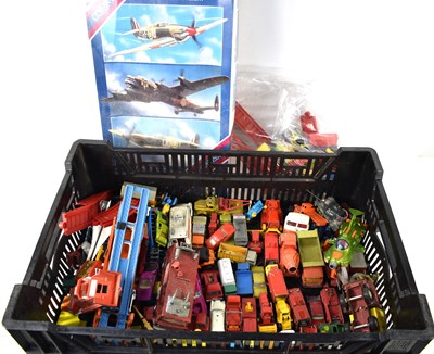 Lot 395 - A collection of vintage diecast vehicles to...