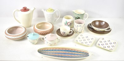 Lot 227 - A group of Mid-Century Poole pottery to...