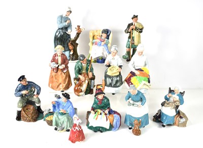 Lot 238 - A group of thirteen Royal Doulton figurines,...