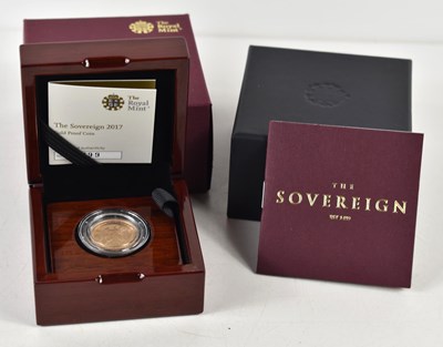 Lot 2 - An Elizabeth II Royal Mint 2017 gold proof...