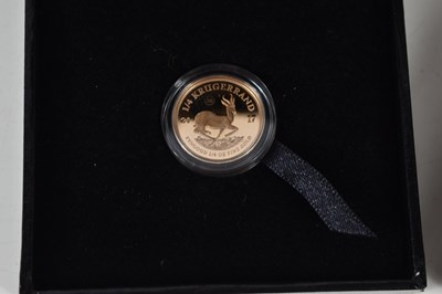 Lot 5 - A South African Mint 1/4oz gold proof...