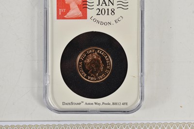 Lot 13 - A Queen Elizabeth II 22ct gold sovereign, 2018,...