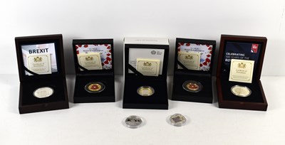 Lot 33 - A collection of silver coins comprising of two...
