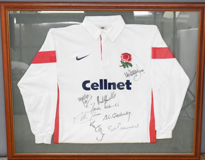 Lot 325 - A Rugby Jersey signed by various past members...