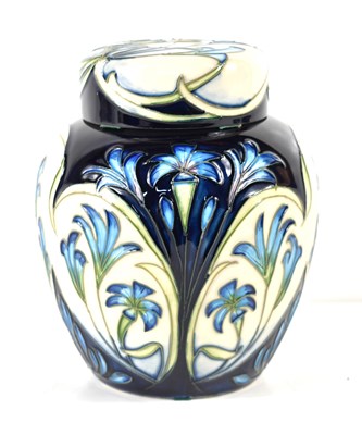 Lot 208 - A Moorcroft Ginger Jar in the Midnight Blue...