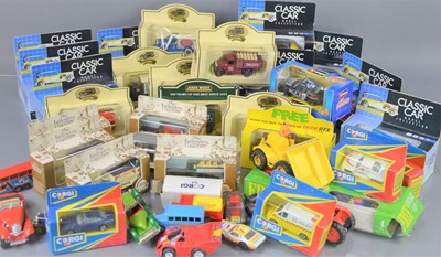 Lot 69 - A group of diecast model cars, some boxed...