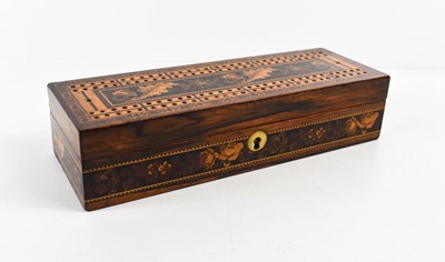 Lot 18 - A Georgian early 19th century rosewood...