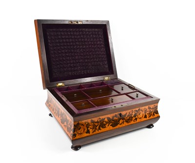 Lot 25 - A Georgian early 19th century rosewood...