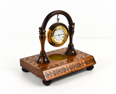 Lot 32 - A 19th century Victorian arch form watch stand,...