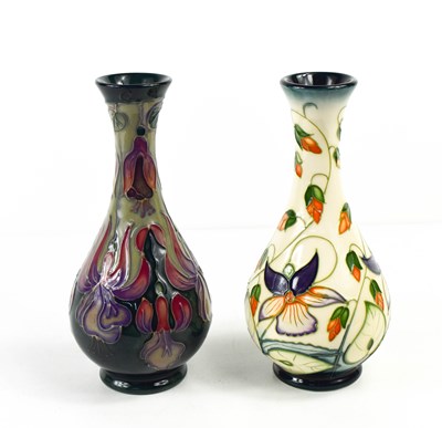 Lot 204 - Two Moorcroft vases: a 2022 example, impressed...