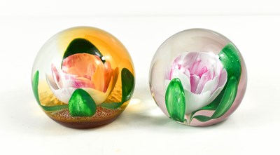 Lot 151 - Two Caithness glass paperweights: both...