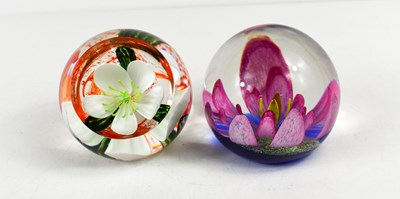 Lot 152 - Two Caithness of Scotland glass paperweights:...