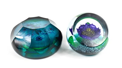 Lot 220 - Two Caithness of Scotland glass paperweights:...