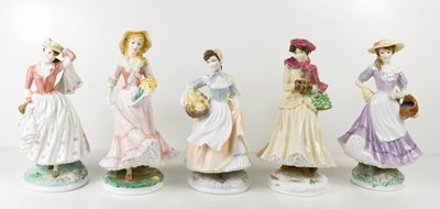 Lot 214 - A group of Royal Worcester limited edition...