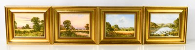 Lot 178 - Tony Malton (20th century): Four oil on canvas,...