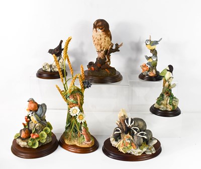 Lot 197 - A group of Country Artists model bird groups...