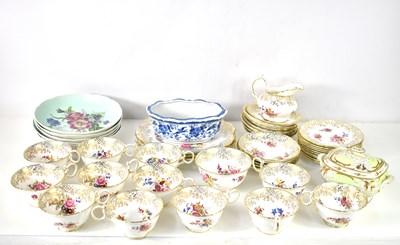 Lot 132 - A Hammersley and Co part tea service decorated...