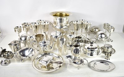 Lot 101 - A large collection of silver plate including a...