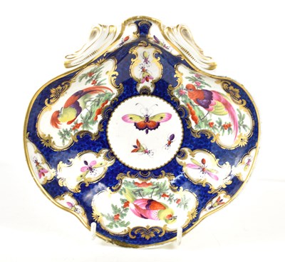 Lot 267 - A 1st period Worcester dish in the Lady Mary...