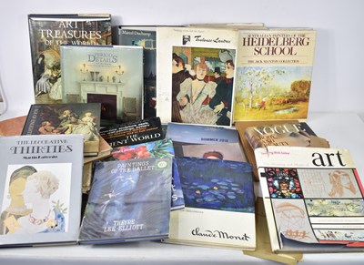 Lot 338 - A collection of art and art history books,...