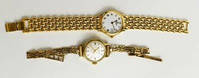 Lot 251 - A vintage Montine watch, the signed cream dial...