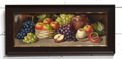 Lot 315 - A. Dudley (20th century) Still life of fruit,...