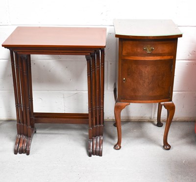 Lot 510 - A 20th century mahogany nest of four graduated...