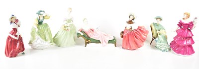 Lot 247 - A group of seven Royal Doulton porcelain...