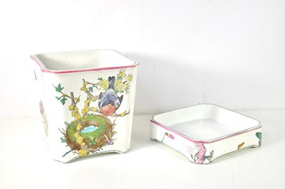 Lot 183 - A Minton Naturalist jardiniere and stand of...