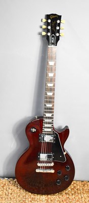 Lot 377 - A 2002 Gibson Les Paul Studio guitar, wine red,...