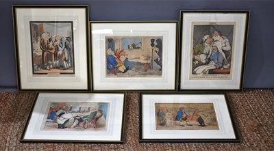 Lot 320 - Thomas Rowlandson (1757-1827): A set of five...