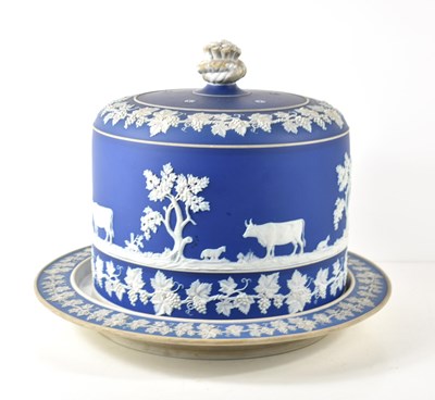 Lot 138 - A 19th century jasper ware Stilton or cheese...