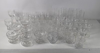 Lot 139 - A suite of apparently unmarked cut-glass...