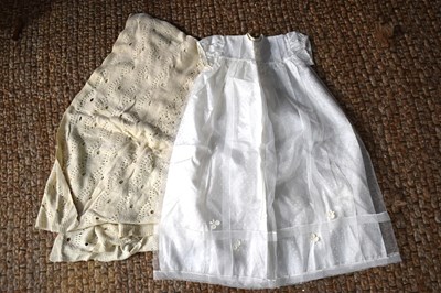 Lot 79 - A 1950's vintage christening gown, together...
